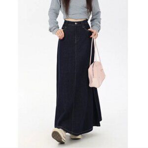 A-Line Jean Skirt, Size Medium
